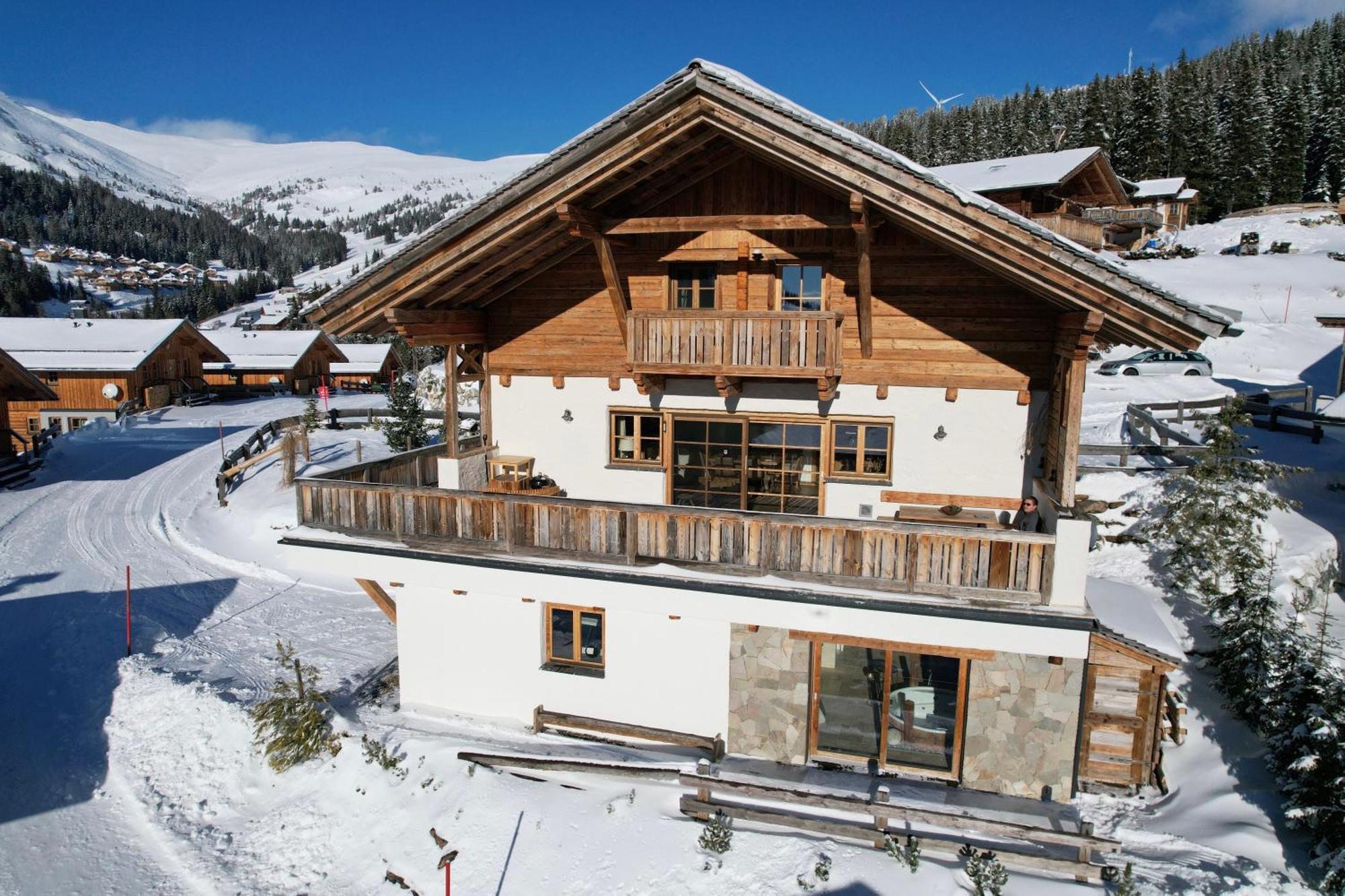 Almhaus Chalet Lachtal Oberwoelz Stadt Bagian luar foto